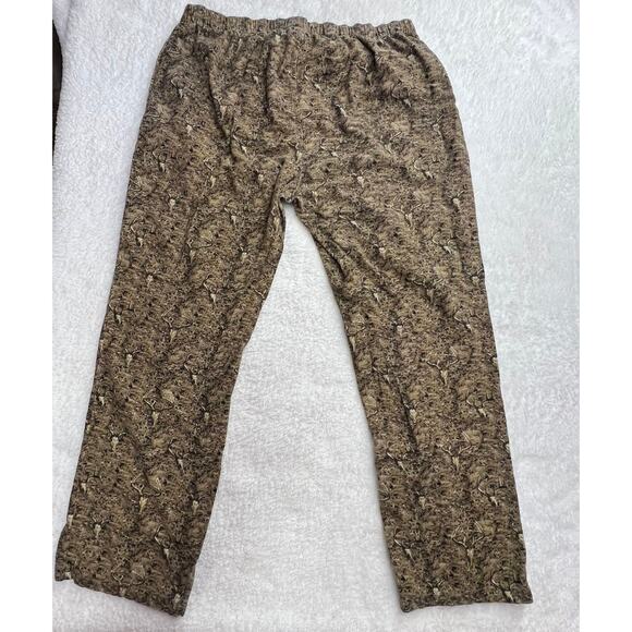 Reel Legends Camo Soft Fleece Mens Pants Size L Outdoor Performance Fishing Dad - Picture 2 of 6